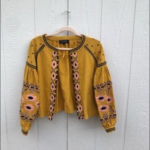 Medium RD & Koko Mustard Yellow Jacket Cardigan Thing